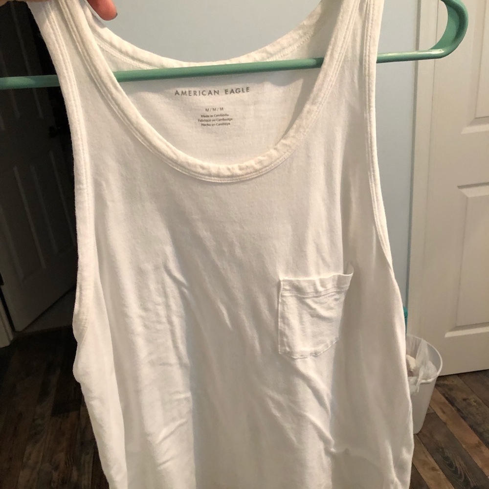 White tank top